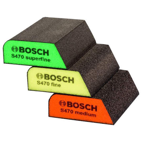 Bosch Slibesvampsæt 69x97x26 Bfp M/f/sf 3stk - 2608621252