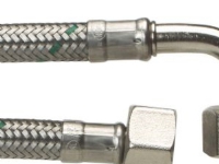 Tilsl.Sl ½ L x ½ V 1250 mm DN8 - Softpex Koldt-varmt vand-rustfri flet