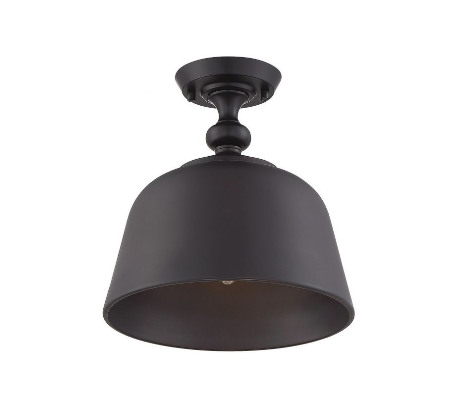 Berg 1 Semi-Flush Plafond Ø30 cm - Antik bronze