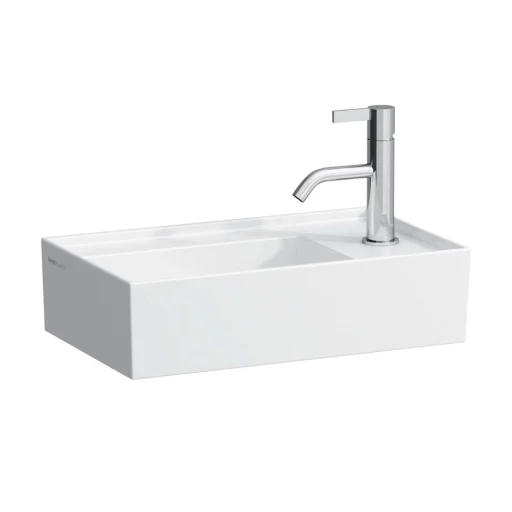 Kartell Laufen håndvask, 46x28 cm, højrevendt, hvid