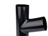 Sort Stål grenrør 70 gr. 90mm - Sort arkitekt grenrør 70 gr. 90mm - tages ikke retur