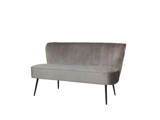 Marat Sofa velour - Lattefarvet - Hurtig levering og gratis fragt over 99 DKK.