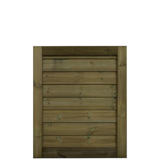 Frøslev FT Systemhegn, 90 x 111 cm låge klink tryk. grøn
