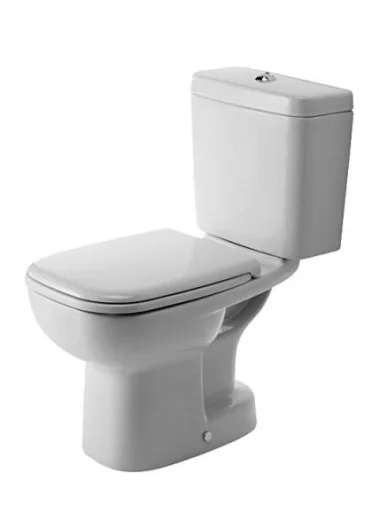 Duravit D-Code toilet m/S-lås, hvid
