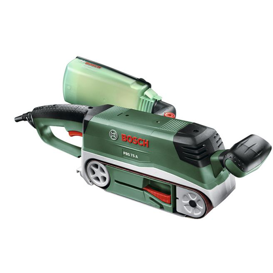Bosch PBS 75 A Båndsliber - 06032A1000