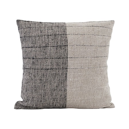 Pudebetræk, Dived, Sort/Off-White (50x50 cm)