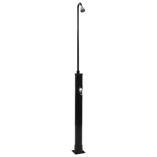 vidaXL soldrevet bruser 214 cm 9 l sort