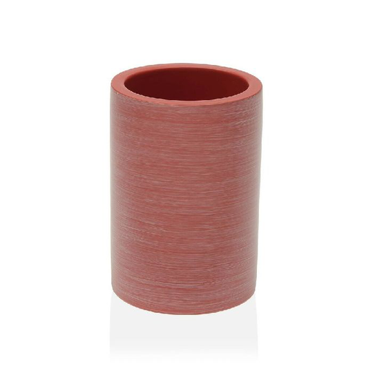 Tandbørsteholder TERRAIN Pink Harpiks (8,2 x 9,3 x 8,2 cm)