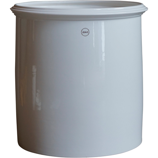 DBKD Kruset krukke, XL, shiny white