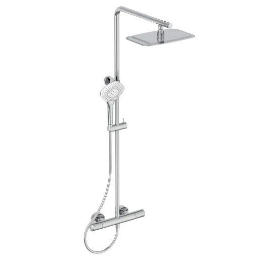 Ideal Standard Ceratherm T100 Idealrain Flex brusesystem, krom