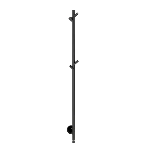 Dansani Hydra håndklædetørrer, 140x7,5 cm, sort