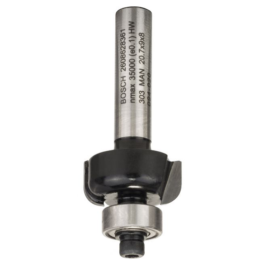 Bosch Fræser Hulkel M. Kleje Hm 8 Mm L9 Mm R4 - 2608628361
