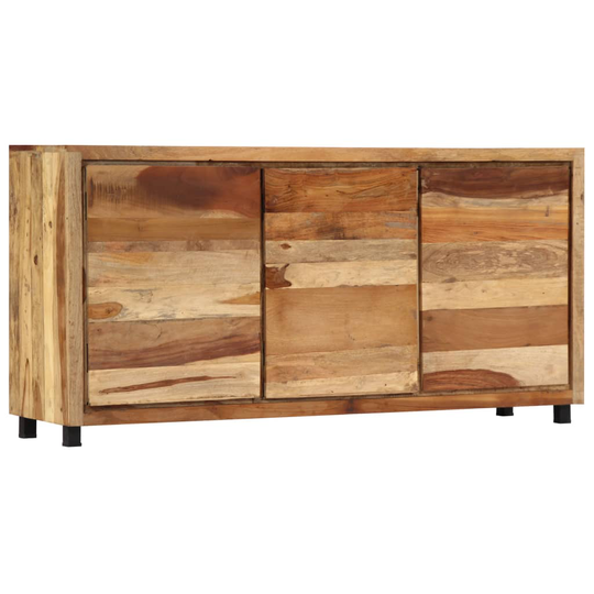 vidaXL sideskab 160x38x79 cm massivt genbrugstræ