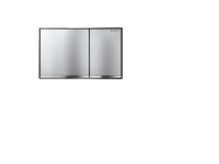 Geberit Sigma60 betjeningsplade til dobbeltskyl - Krom