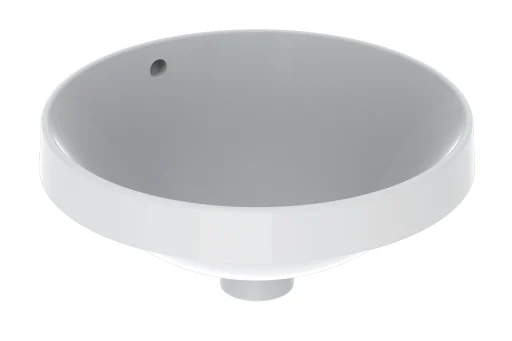 Geberit VariForm håndvask rund m/overløb Ø40 cm, med KeraTect