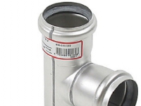 Ø 50 x 50 mm x 87,5° Grenrør syrefast AISI316L/EN1.4404 Blücher