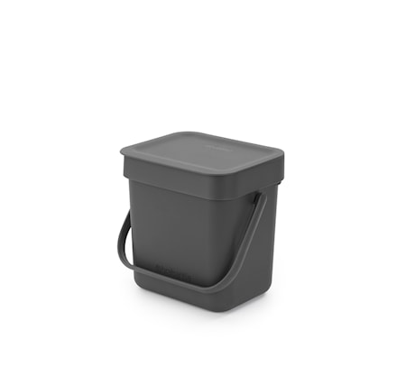 Affaldsspand Sort & Go 3 L Grå
