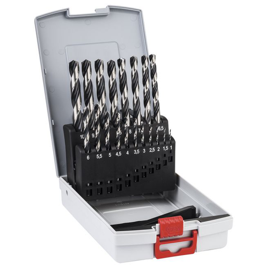 Bosch Metalborsæt Pointtec HSS-R 1-10mm 19stk - 2608577351