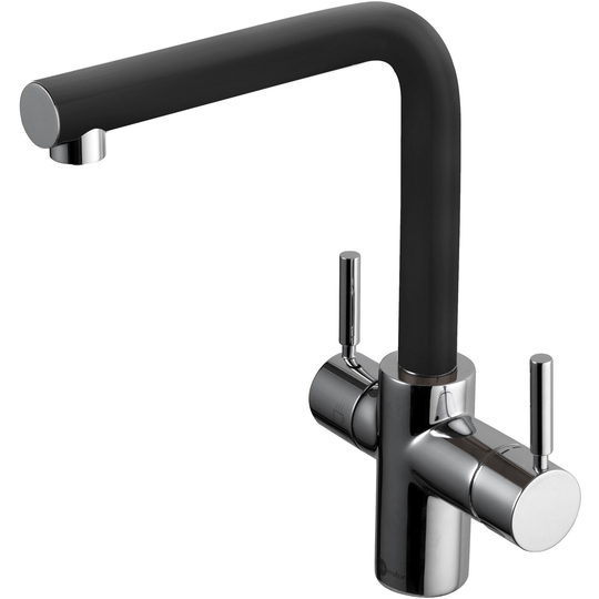 Insinkerator 3N1 L-formet Kogende vandhane, Antracit