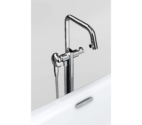 KALDUR Gulv armatur til badekar H99,25 cm - Krom
