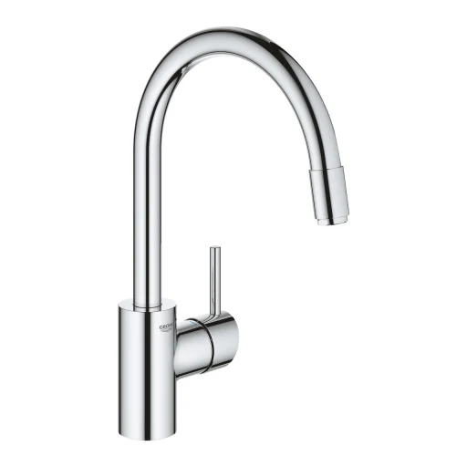 Grohe Concetto køkkenarmatur m/C-tud & udtræk, krom