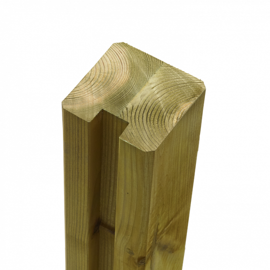 Plus Omlimet profilstolpe m/1 spor 9×9×188 cm - 17746-1