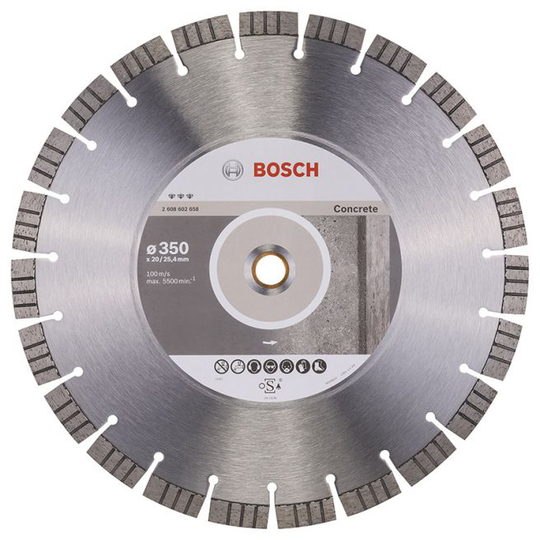 Bosch Diamantskive 350x25,4mm Best Beton - 2608602658