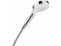 HANSGrohe Crometta 1Jet Ø100 mm håndbruser i hvid/krom med 1 strålefunktion