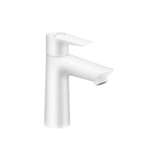 Hansgrohe Talis E 110 håndvaskarmatur m/bundventil, mat hvid