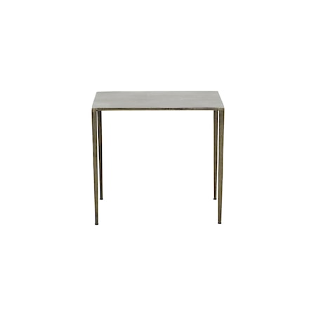Sidebord Ranchi Nikkel 50 cm