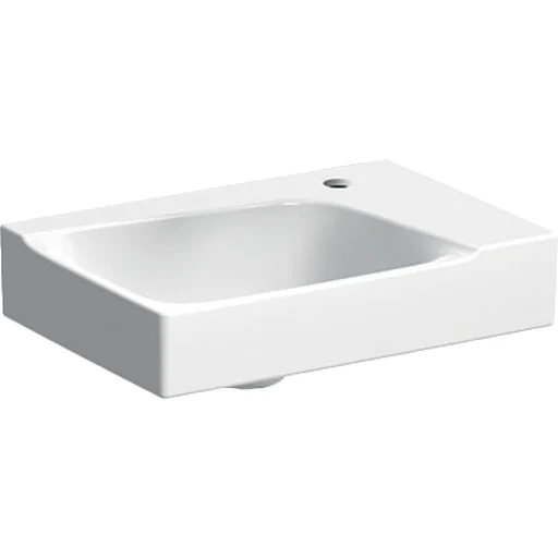 xeno² vask 40x28cm, højre, hvid kt