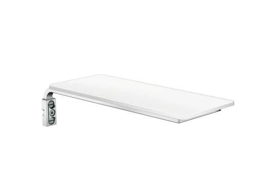 hansgrohe Casetta E sæbeskål glas hvid/krom