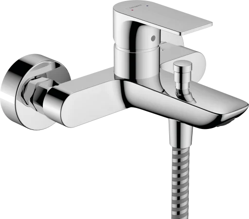 Hansgrohe Rebris E kar-/brusebatteri, krom