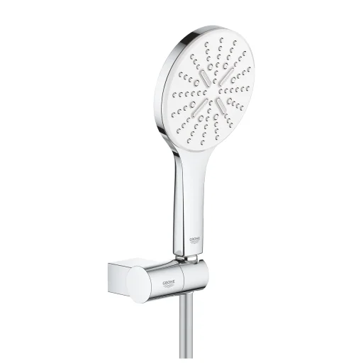 Grohe Rainshower SmartActive 130 håndbrusersæt, krom/moon white