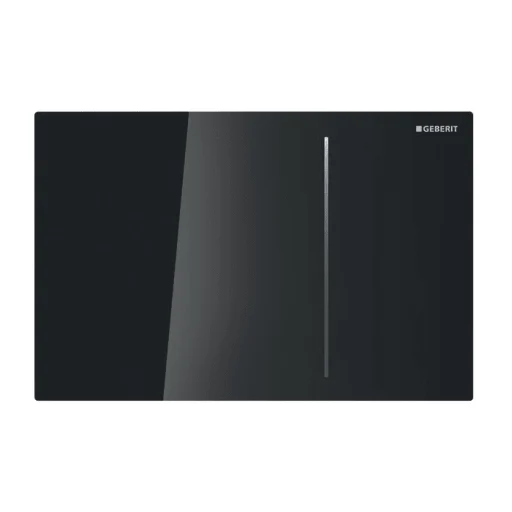Geberit Sigma 70 betjeningsplade, sort glas