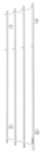 TVS Eldo 4 håndklædetørrer m/timer, el-tilslutning, 1400 x 345 mm, hvid