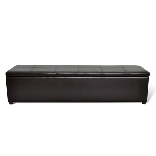 vidaXL opbevaringsbænk 168x44x44 cm brun