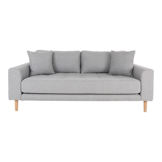 Sofa i lysegrå med to puder HN1001 - 1301431