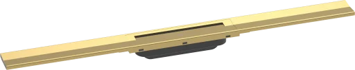 Hansgrohe Raindrain Flex afløbsrende, fri montering, 800 mm, poleret guld