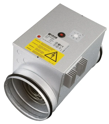 Ø250 For/eftervarmeflade stand alone 1800W