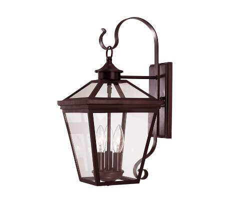 Ellijay 3 Væglampe H48 cm - Antik bronze/Klar