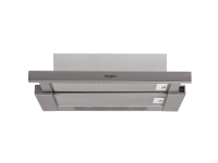Whirlpool AKR 5390 IX - Hætte - teleskopisk - bredde: 59.8 cm - dybde: 30 cm - udtrækning og recirkulation (-) - med intern motor - inox