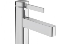 hansGrohe Finoris 1-grebs håndvaskarmatur 100 med push-open bundventil krom