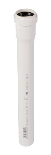 Hvid afløbsrør 32 mm - 250 mm