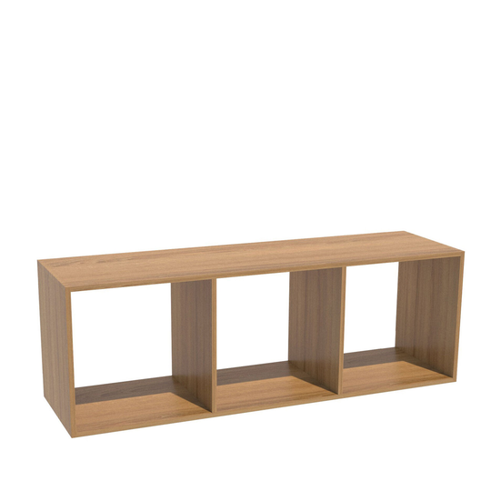 KEEPER vægreol 104,5x30x35,5 cm (BLACK W/OAK HOOKS ONESIZE)