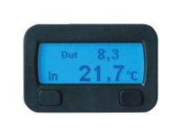 10320 Sinustec Termostat Termostat-funktion, Opbygning, Indbygning, Indendørs temperatur, Udetemperatur, Is-advarselssystem, Stigningsmåler, Hældningsmåler,