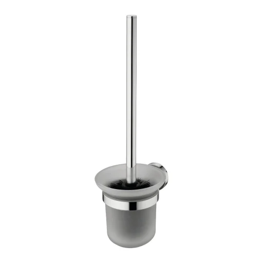 Ideal Standard IOM toiletbørste, væghængt, krom/glas