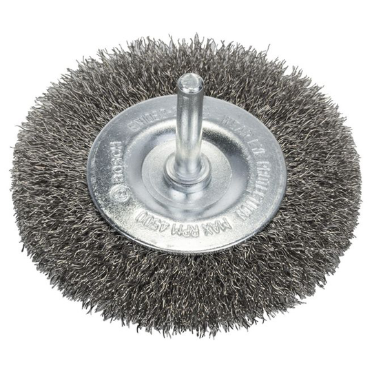 Bosch Skivebørste Bølget 80mm Inox 6mm - 2608622123