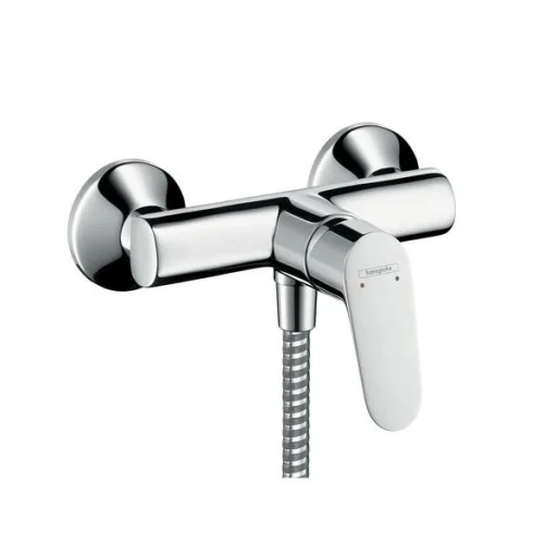 Hansgrohe Focus E² brusebatteri, krom