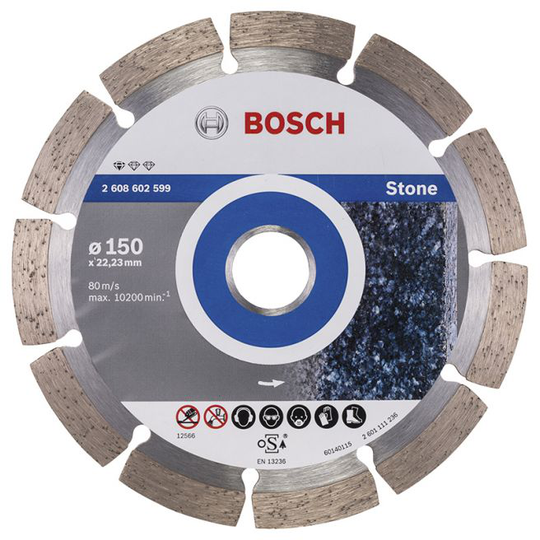 Bosch Diamantskive 150mm Prof Stone - 2608602599